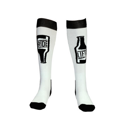 Snow Savage Socks White