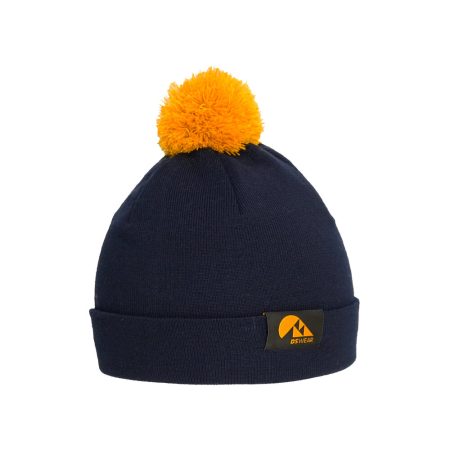 DS beanie blue pom-pom