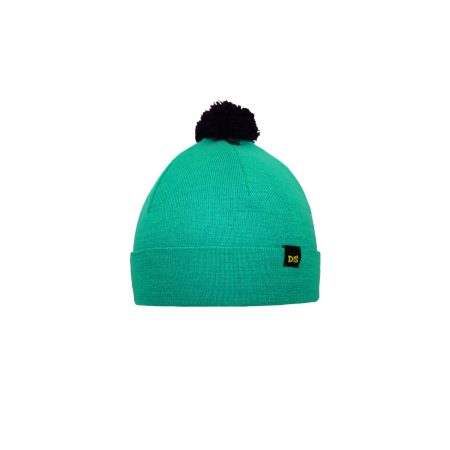 DS beanie mint pom-pom